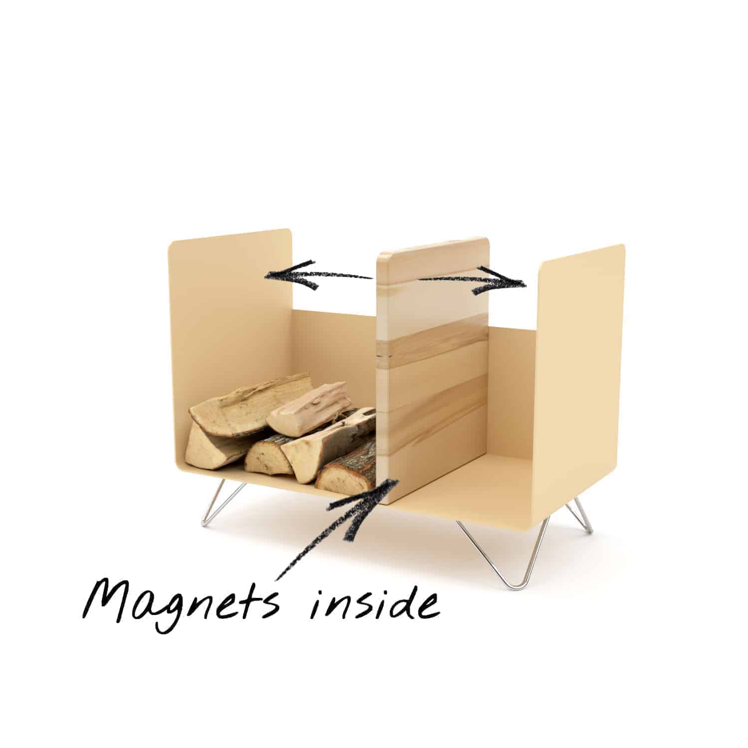 kaminholzregal-innen-brennholzregal-holzaufbewahrung-metall-design-modern-holz-aufbewahrung-kaminholz-brennholz-stahl-beige-edelstahl-buche-magnets-inside-magic-2-new