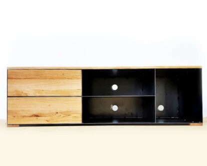 tv-sideboard-lowboard-tv-board-moebel-holz-schwarz-eiche-massivholz-grau-metall-design-modern-mit-schubladen-stahl-p3