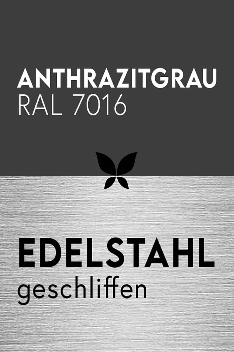 anthrazitgrau-ral-7016-anthrazit-pulverbeschichtung-feste-oberflaechenbeschichtung-edelstahl-geschliffen-stahlzart-material-kombination