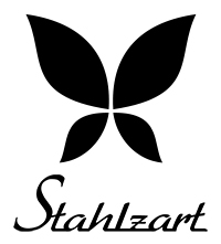 stahlzart-logo-font-butterfly-black-white-background